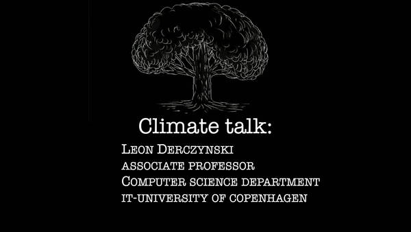 Leon Derczynski on how to get more (from AI) with less (carbon)